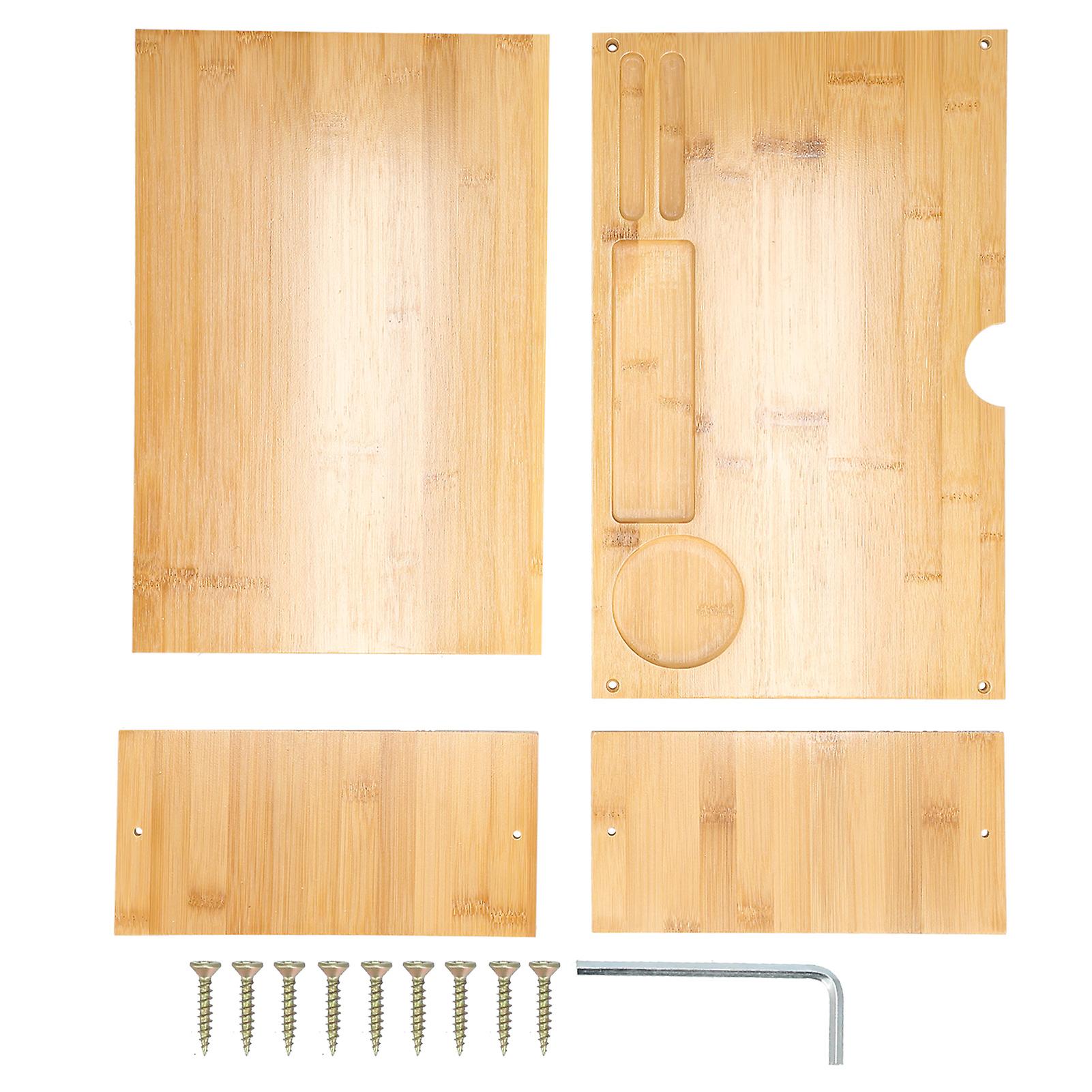 Monitor Riser Ergonomic Design Bamboo Convenient Practical Computer Stand for Laptop PC