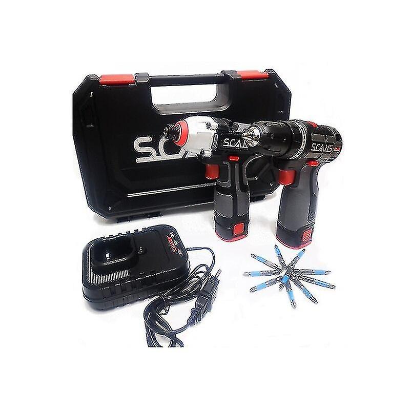 Electric Brushless Drill And Cordless Impact Screwdriver