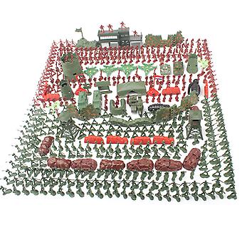 500 Pieces Army Action Figures Set, Military Play Set with Soldie
