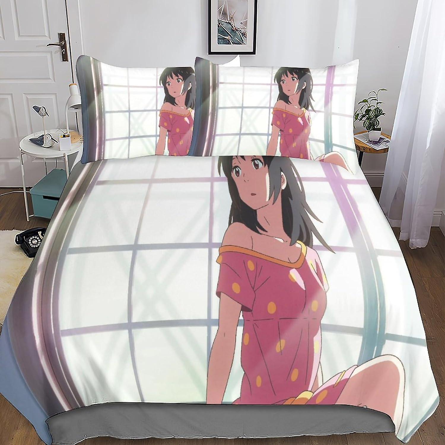 MYPALL שמך 3D למבוגרים וילדים כיסוי שמיכה מודפס ערכות מצעים עם רוכסן שמיכת מיטה כיסוי מיטה מיקרופייבר רך