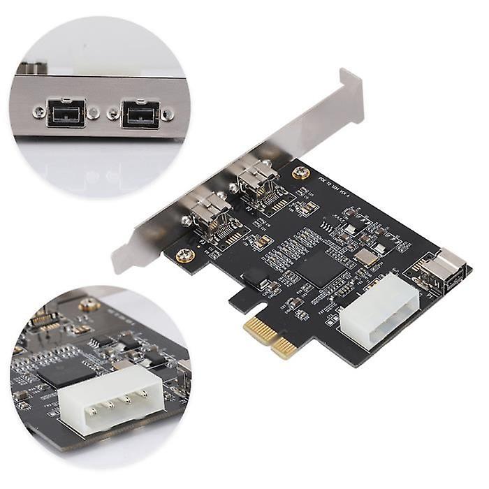 Controller Card Adapter PCI E to 3 Port 1394B Video Capture Card 800Mbps Controller Card Adapter