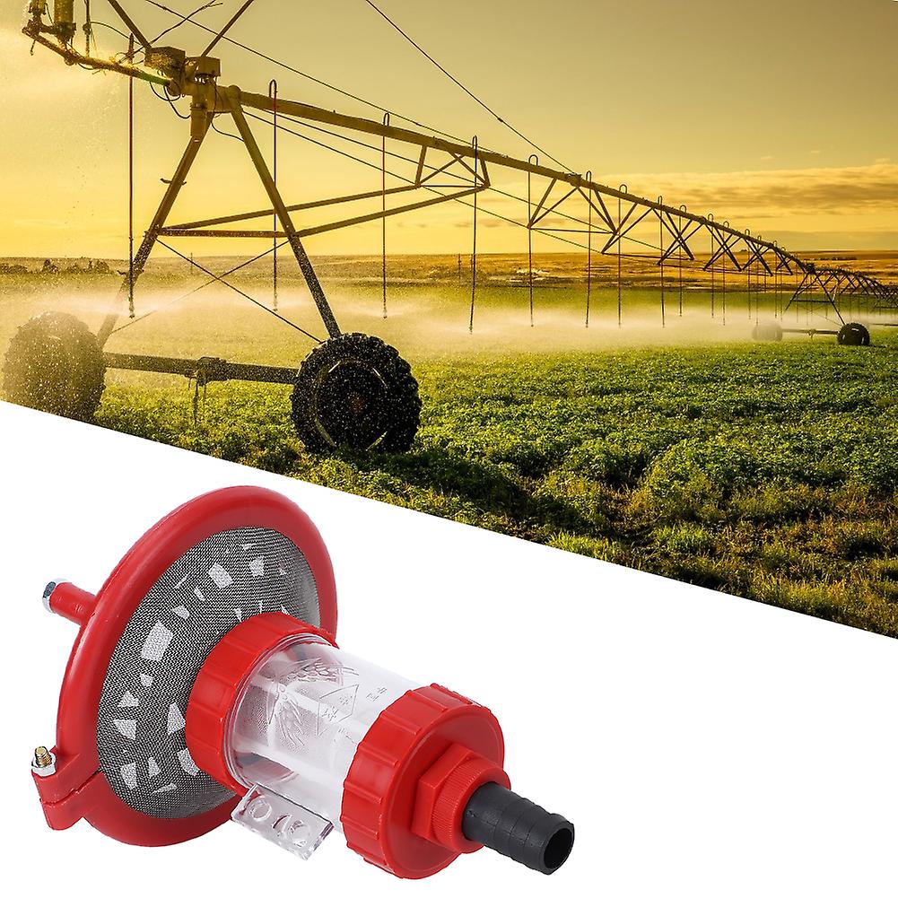 Agricultural Inline Mesh Strainer Garden Irrigation Water Pump Filter Accessory1in Diameter