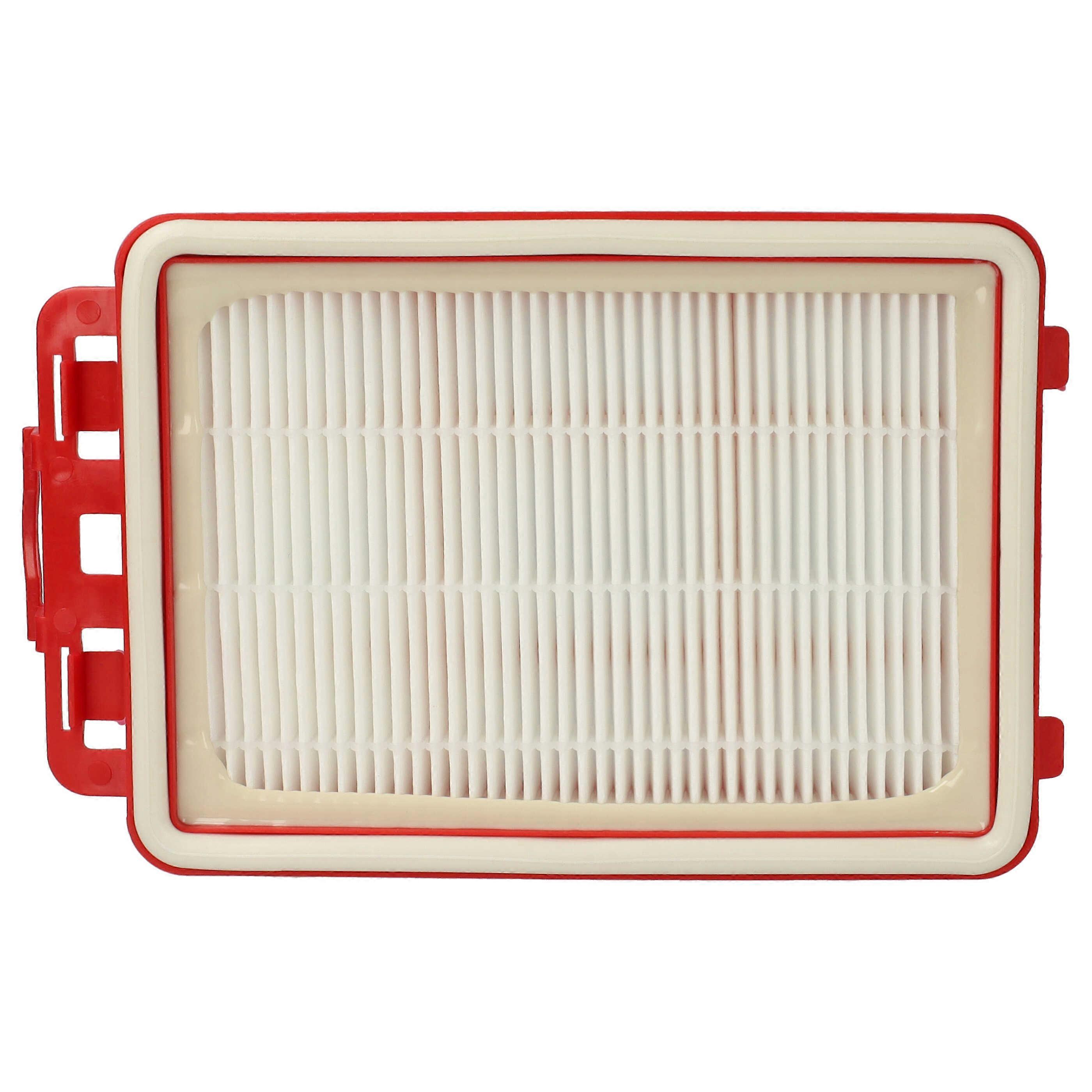 vhbw Staubsaugerfilter kompatibel mit Electrolux EEG43WR, EEG44IGM, EEG42EB, EEG43IGM, EEG42CB, EEG41CB, EEG41IW Staubsauger - HEPA-Filter Rot Weiß