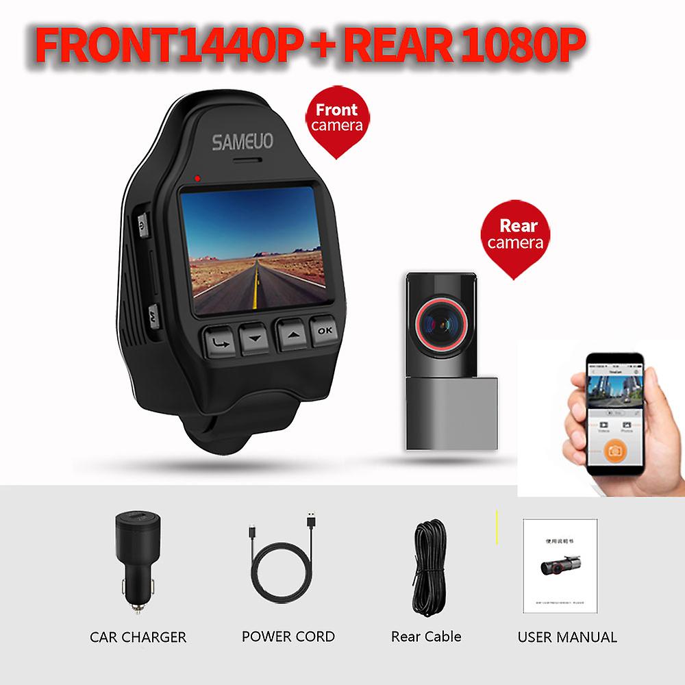 U600 Dash Cam 2k Rear View Camera Video Recorder Auto Dashcam Wifi For Car Camera 1080p Reverse Dvr 24h Parking Monitor