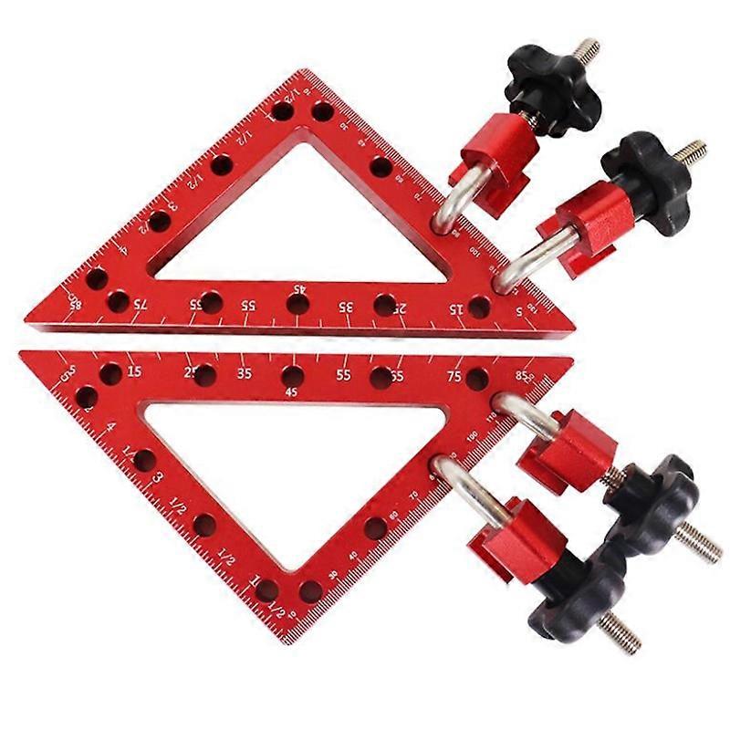 Right Angle Clamps 90 Multi-angle 150mm Woodworking Ruler Positioning Squares