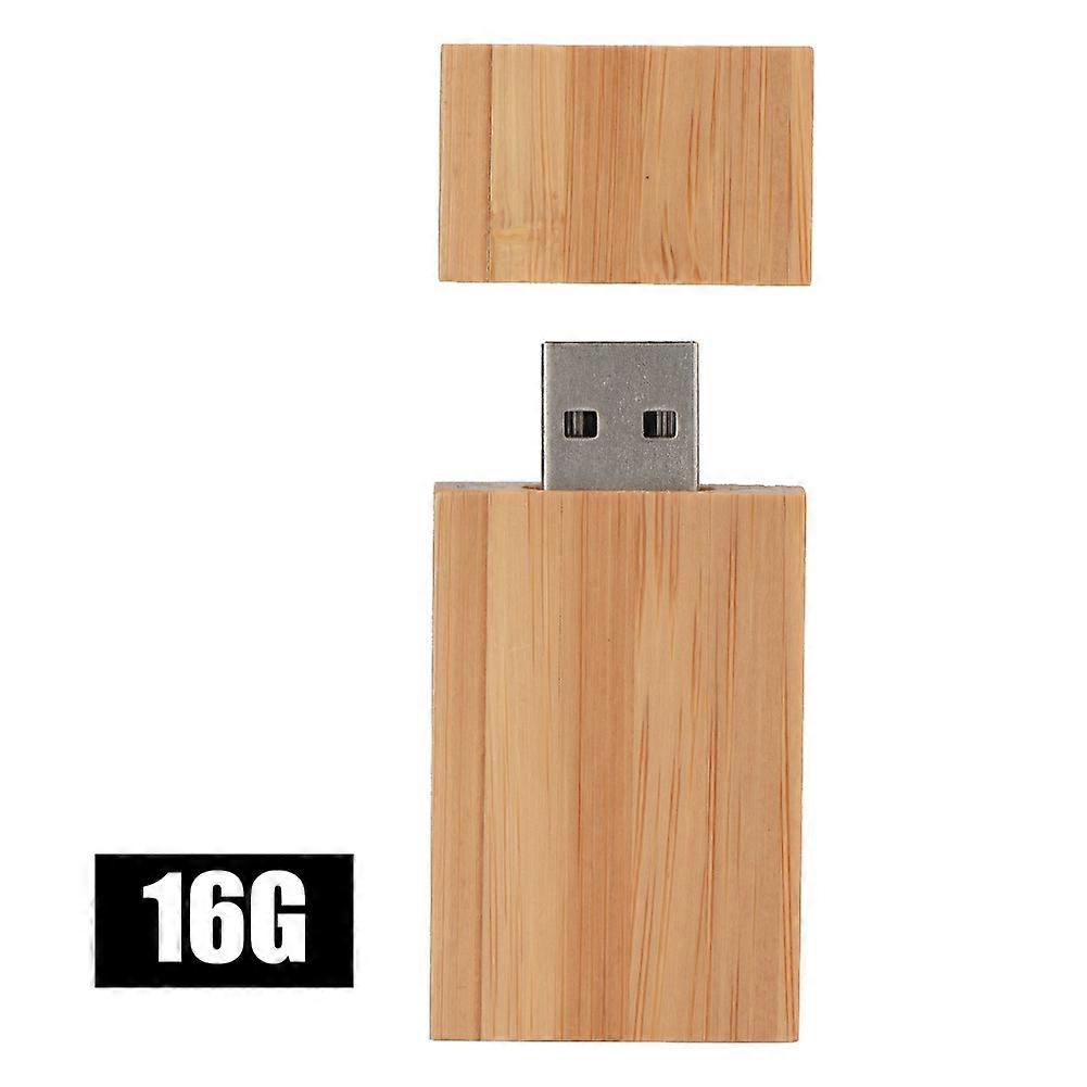 Creative Wooden Block USB 2.0 U Disk USB Flash Drive 16GB