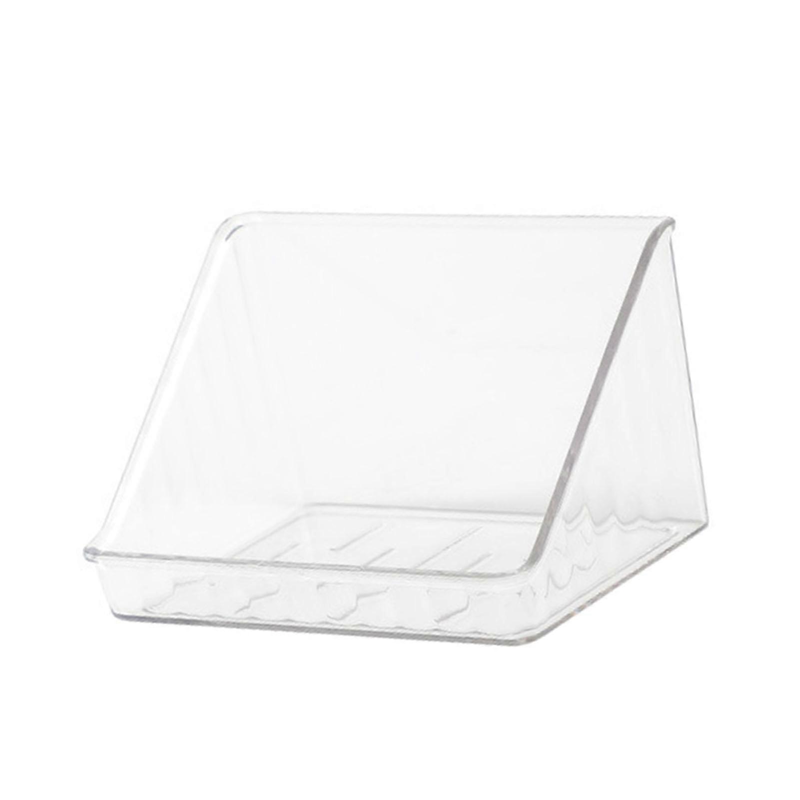 Wall Mounted Acrylic Bathroom Shelf 11x7.4x6.5cm Transparent