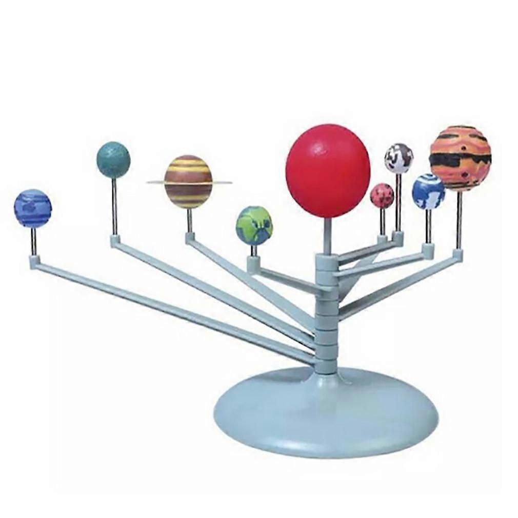Solar System Model, Assembling Planetary Colorful Puzzle Solar System for Kids for Students
