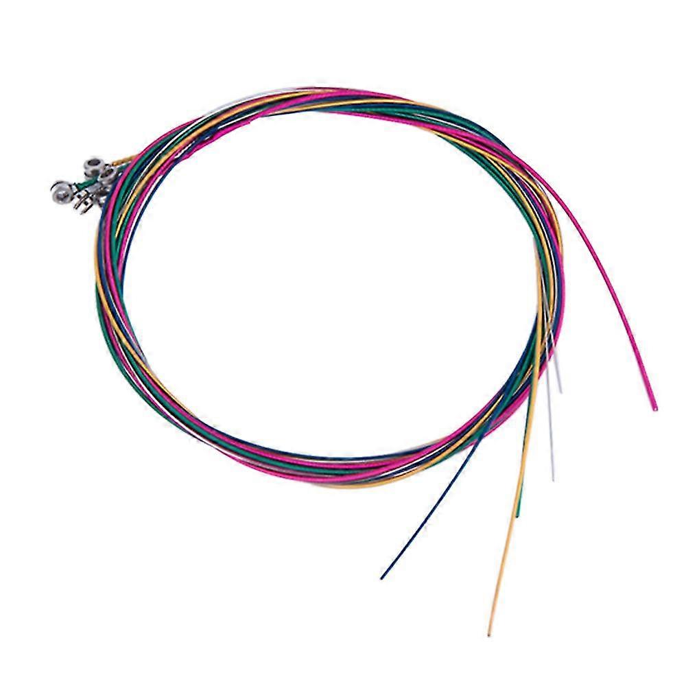 6Pcs/Set Acoustic Guitar String Replacement Steel String for Musical Instruments Electric Accessory