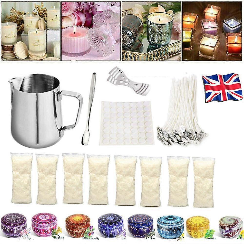 Candle Making Kit DIY Melting Candle Craft Tools Pot Wicks Wax Creative Set Gift