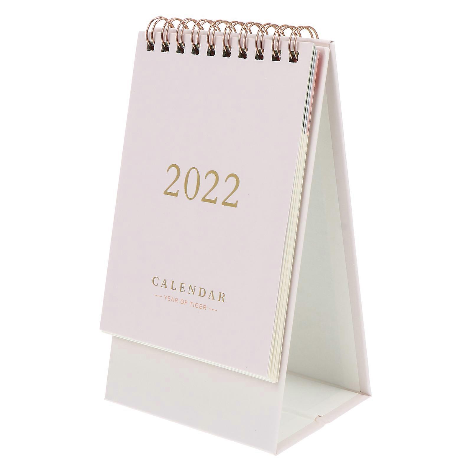 1Pc Desk Calendar for Checking Time Writing Memos Plans Office Desk Calendar