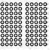 4 sheets of Diffuse Reflection Markers 3D Scanner Markers Reference Points Markers