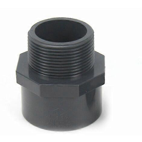 Male thread pvc thread end 32mm pool thread fitting pvc fitting accessories pvc thread sleeve (inner diameter 32mm - 1" thread)
