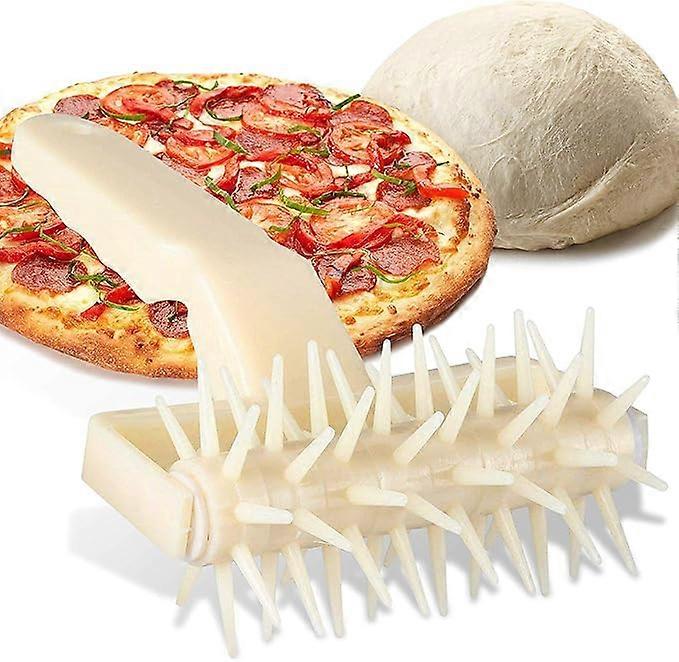 High-Impact Pizza Dough Docker and Cutter - Perfect for Thin Crust Pizza, Prevents Dough Blistering, Ensures Even Rising Crust, Easy to Use Roller Doc