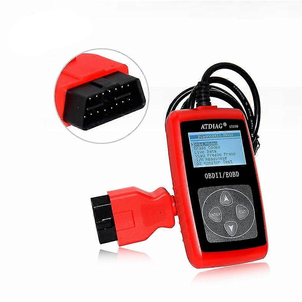 Atdiag 330 diagnostic scanner at330 obd/eobd engine fault code reader car diagnosis scan at330 multi languages