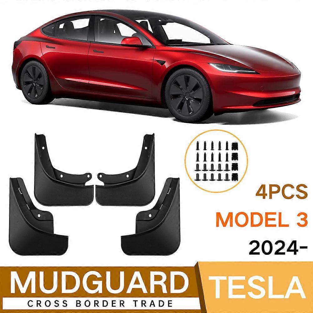 Suitable for Tesla Tesla Model 3 2024 car fender foreign trade fender tile modification 24 Tesla Model 3 33*10.7*22 cm