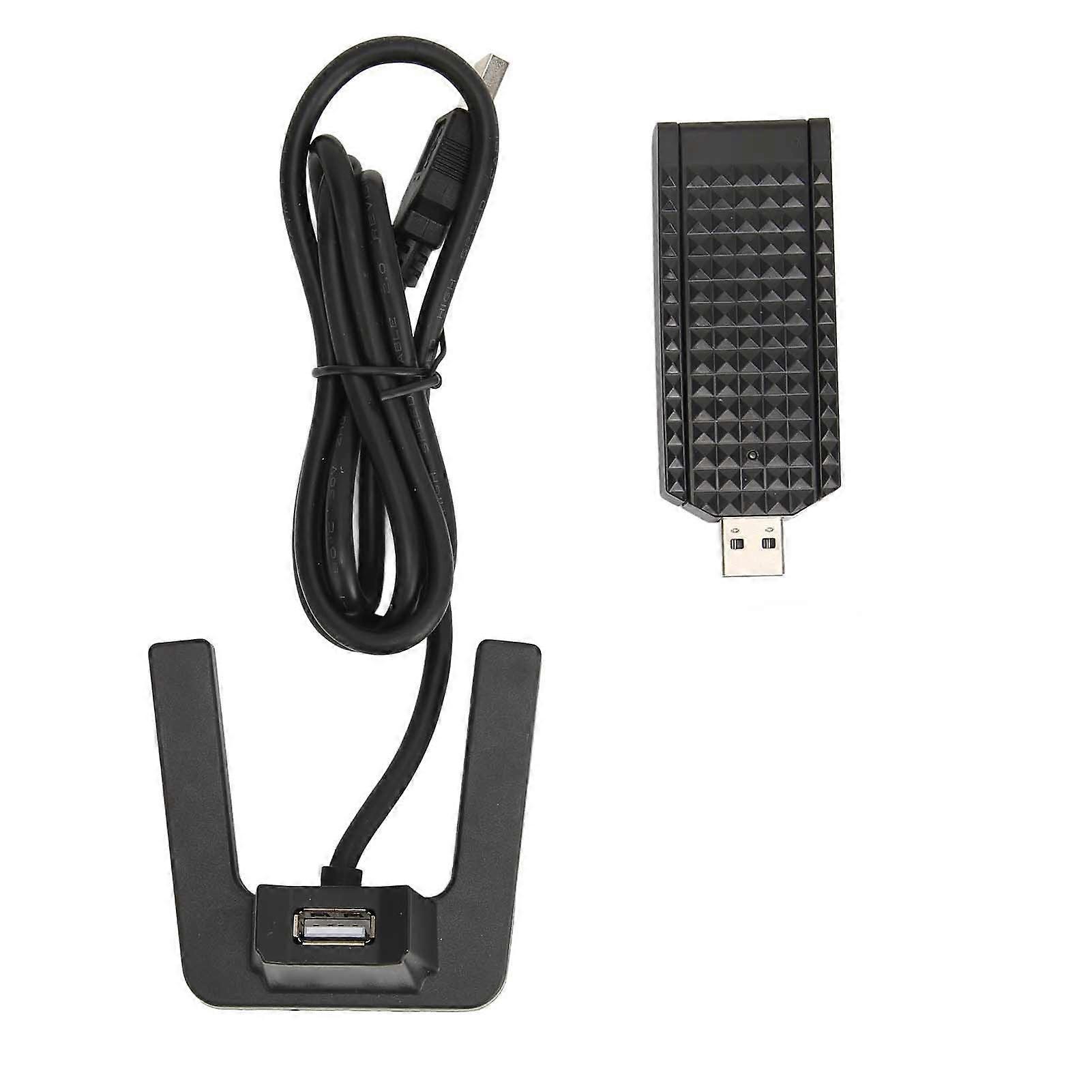 Dual Band WiFi Card 2.4GHz 5.8GHz 2dBi 600Mbps Fast Transmission USB Wireless Card with 2 Antennas for Phone Computers
