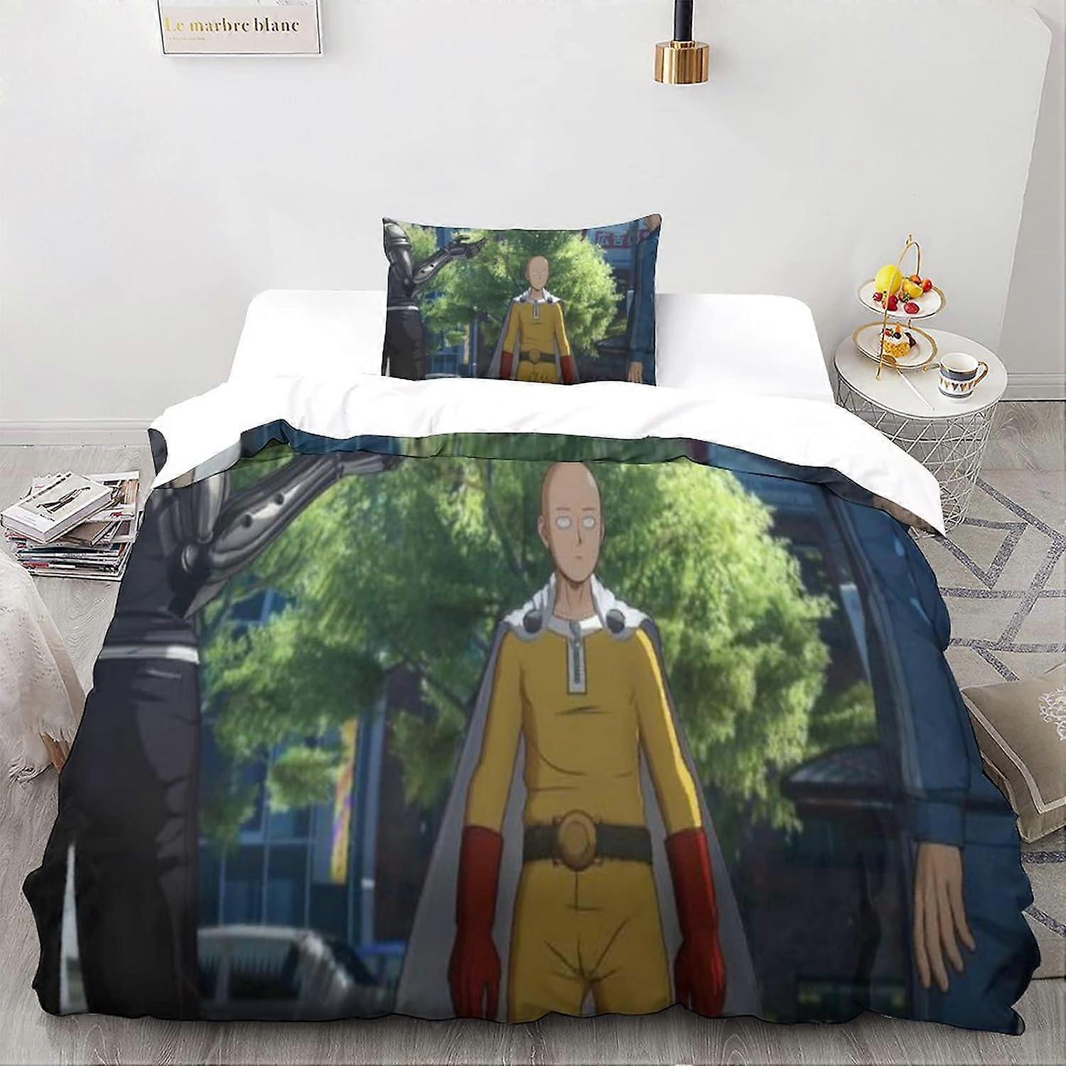 One Punch Man Copripiumino, One Punch Man Junior Set Biancheria da