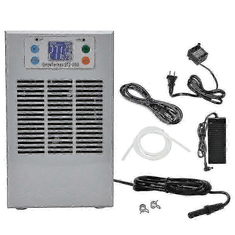 Máquina de resfriamento e aquecimento de aquários com resfriador de água eletrônico com plugue americano