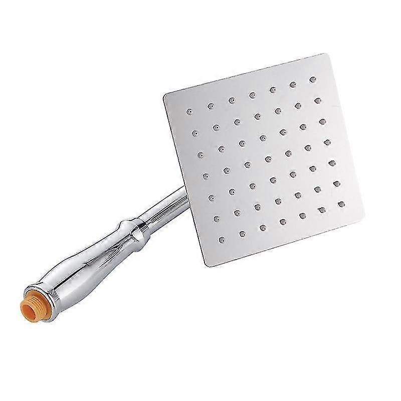 シャワーヘッド8インチスクエアラウンドステンレススチール超薄型シャワー