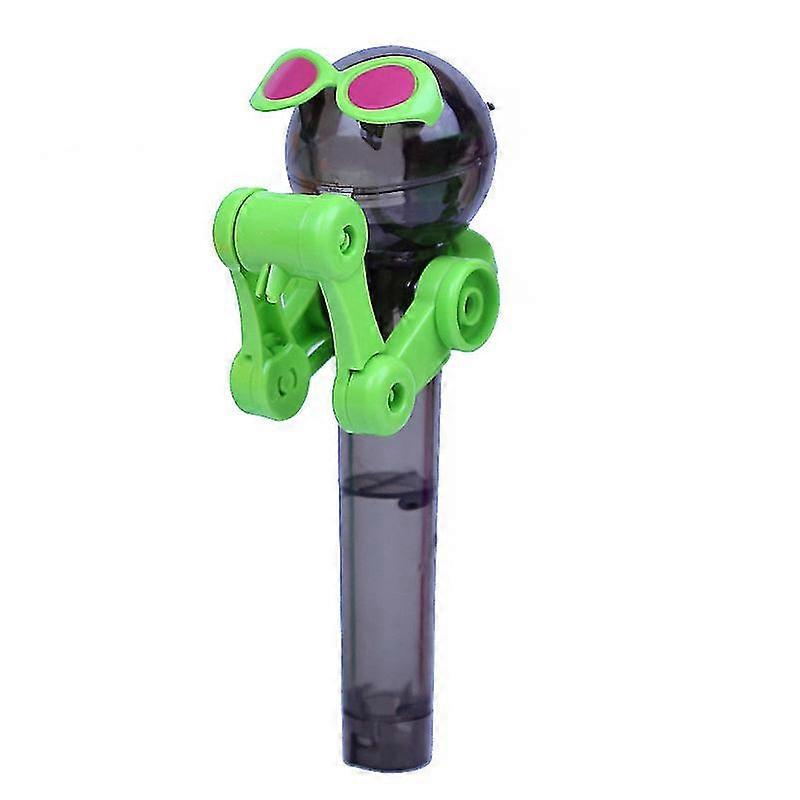 Funny Lollipop Robot Holder2pcs,Black)