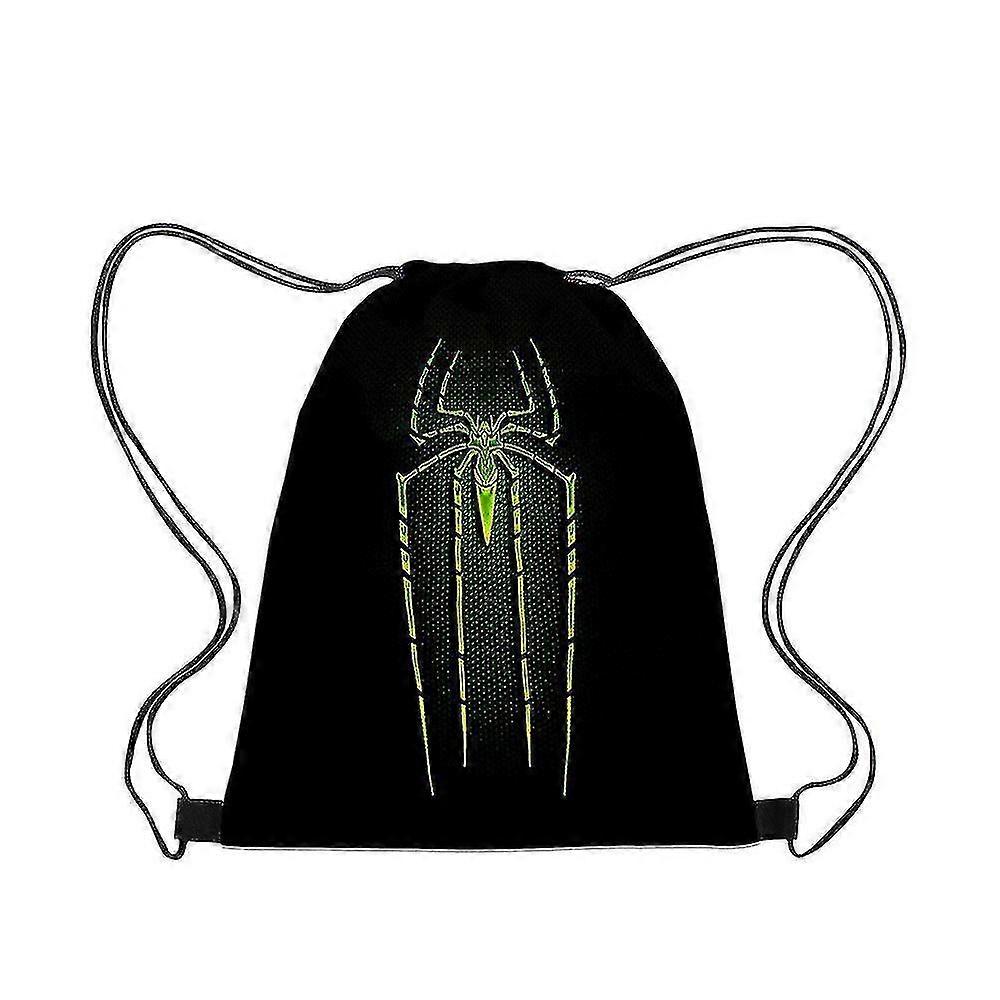 3d Spider-man Drawstring Pocket Spider-man Strap Pocket Portable Drawstring Strap Pocket Backpack