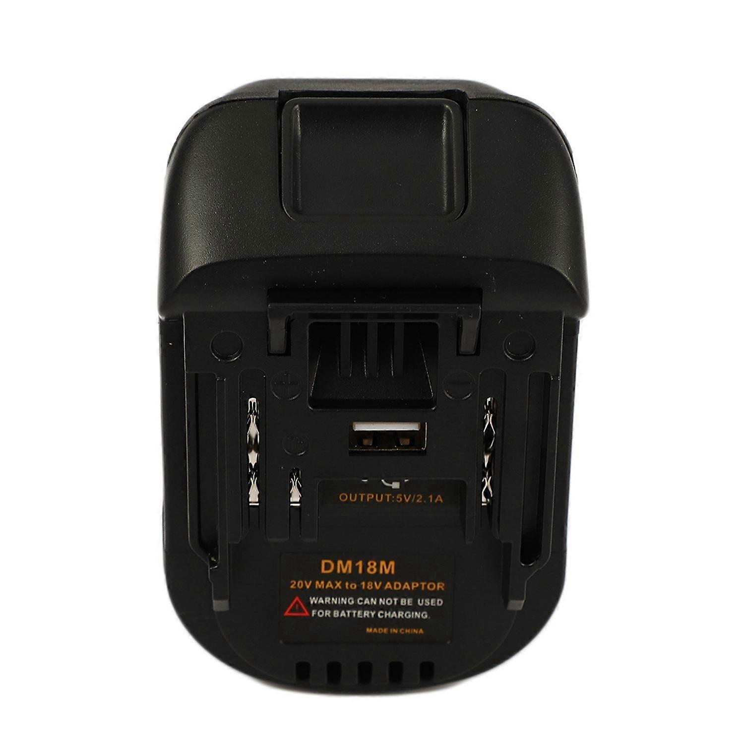 20V To 18V Battery Conversion Dm18M Li-Ion Charger Tool Adapter For Bl1830 Bl1850 Batteries