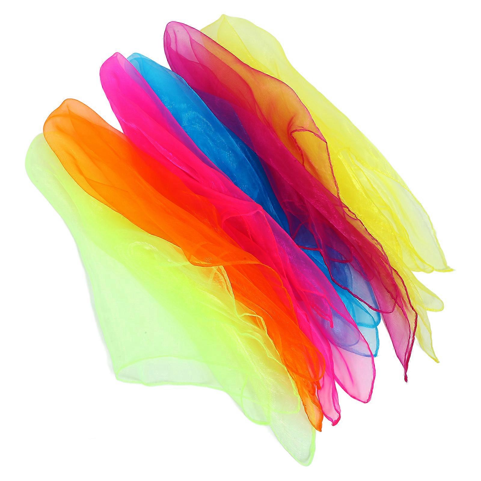 12pcs Juggling Scarves for Kids Stage Performance Scarves Small Performance Scarves for Kids
