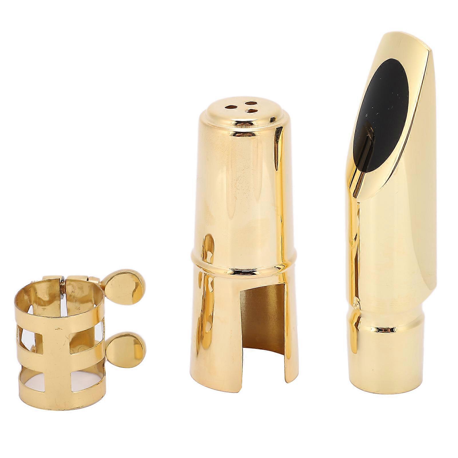 Eb Alto Sax Sax 5C Bocal com Cap Pads Acessórios para Instrumentos Musicais
