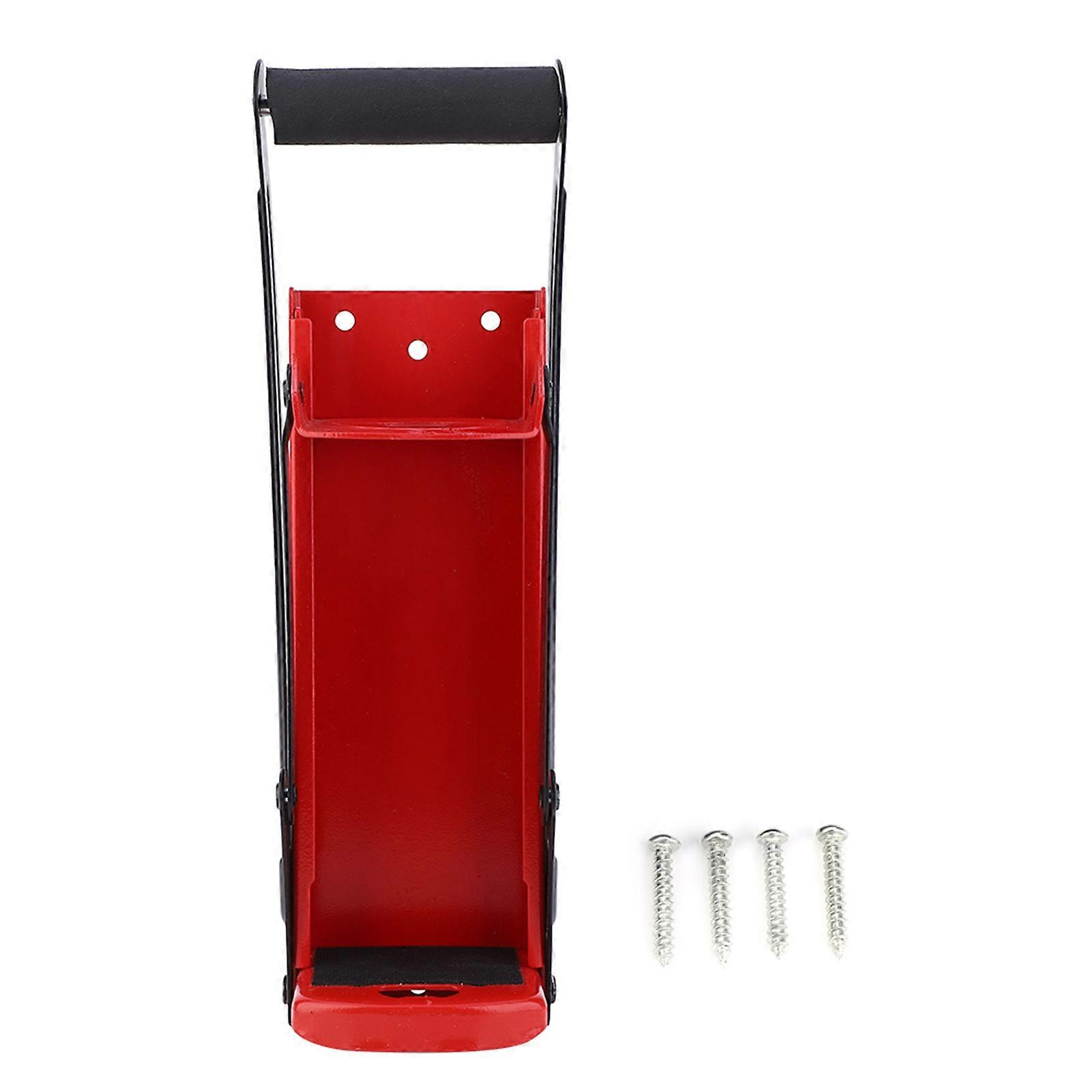 500ML Can Crusher Red Steel Rubber Handle Plastic Bottle Recycling Tool with Opener YEMAA