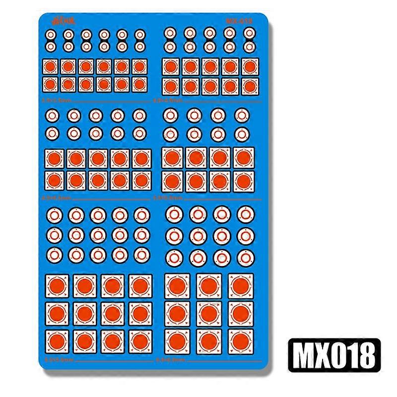 Mecha Models Square Combined Air Net Upgrade Metal Etch Plate Kit Hobby Transform Accessory|Model Building Tool Sets|