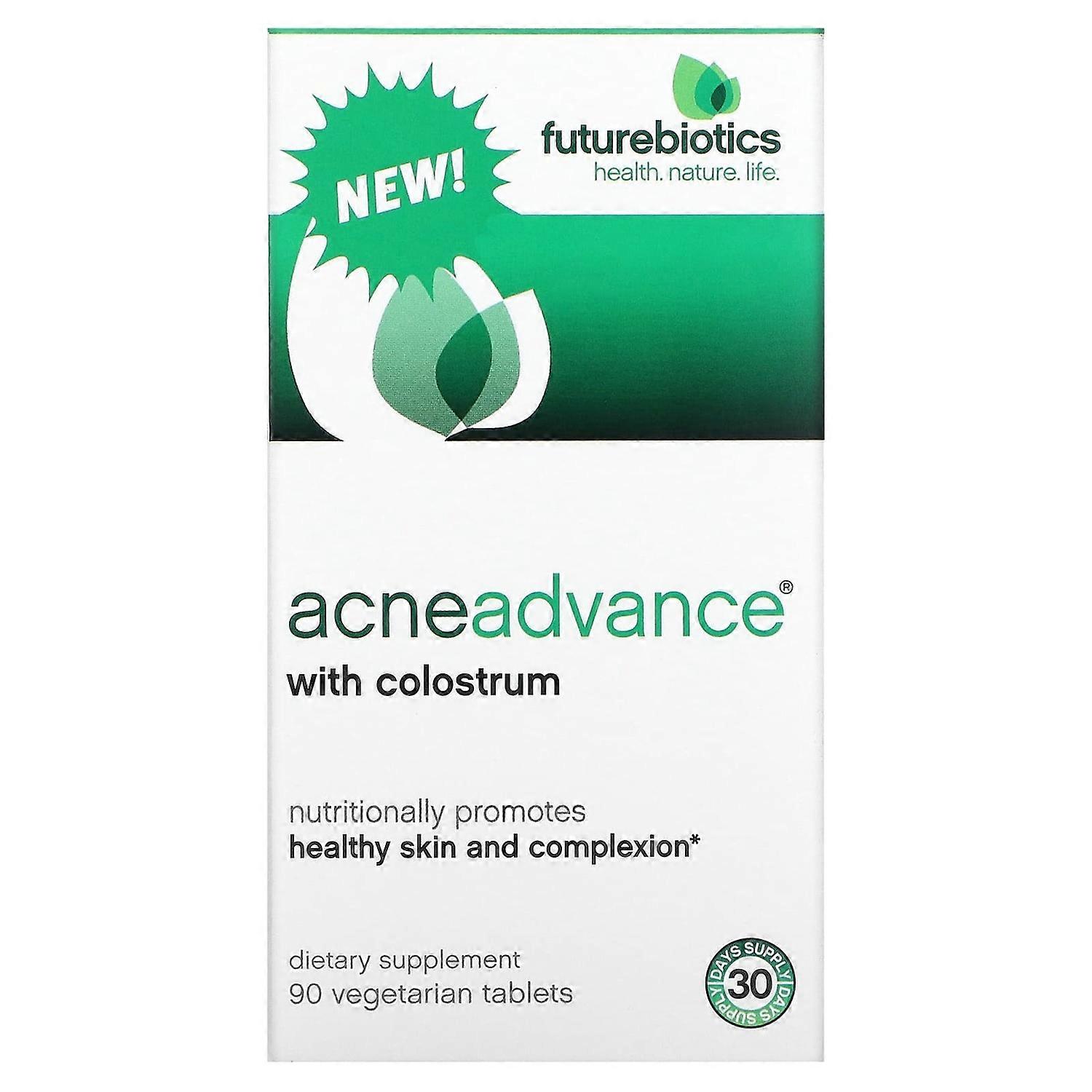 Futurebiotics, Acne Advance with Colostrum, 90 Vegetarian Tablets