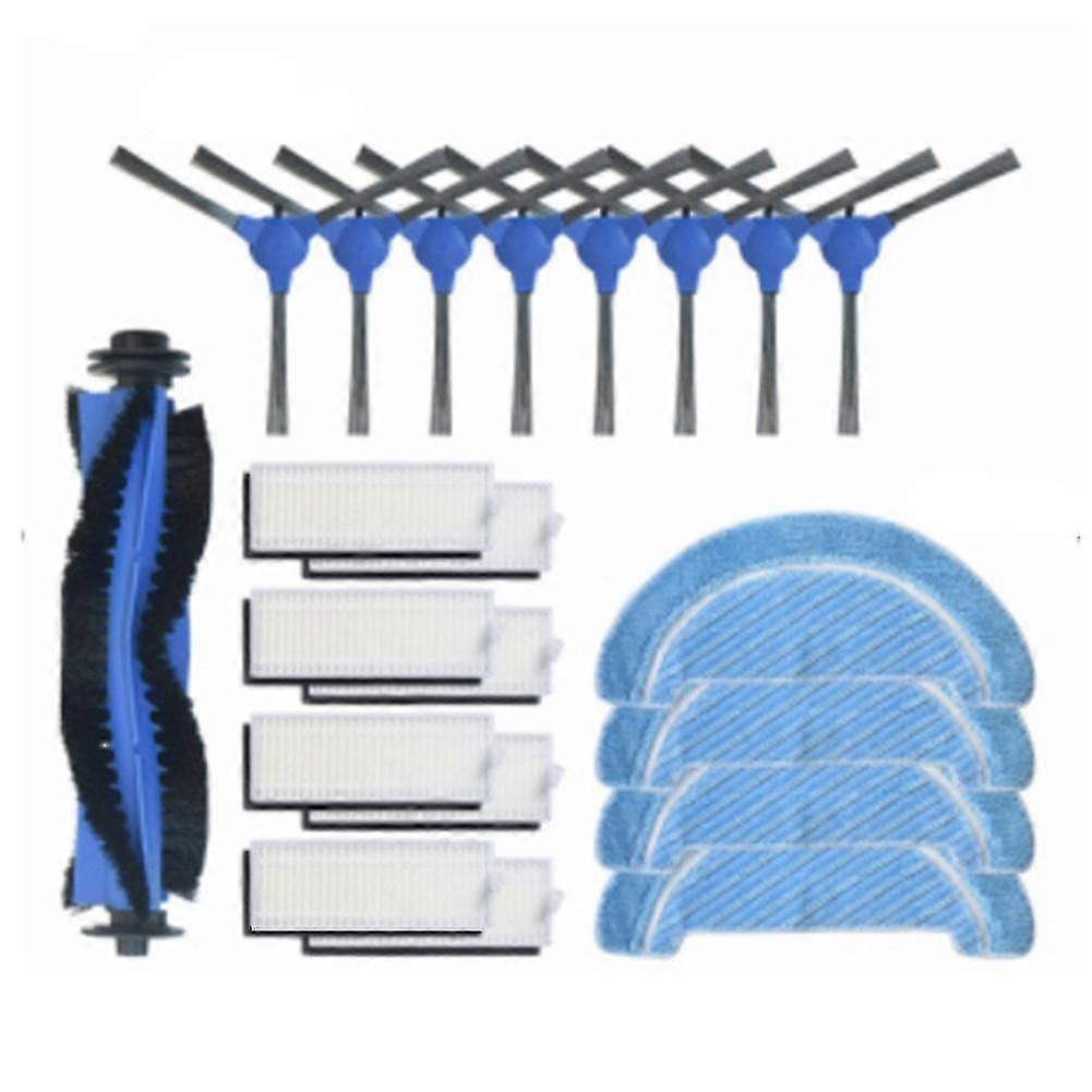 For Cecotec Conga 1790 Ultra Hepa Filter Mop Cloth Main Side Brush