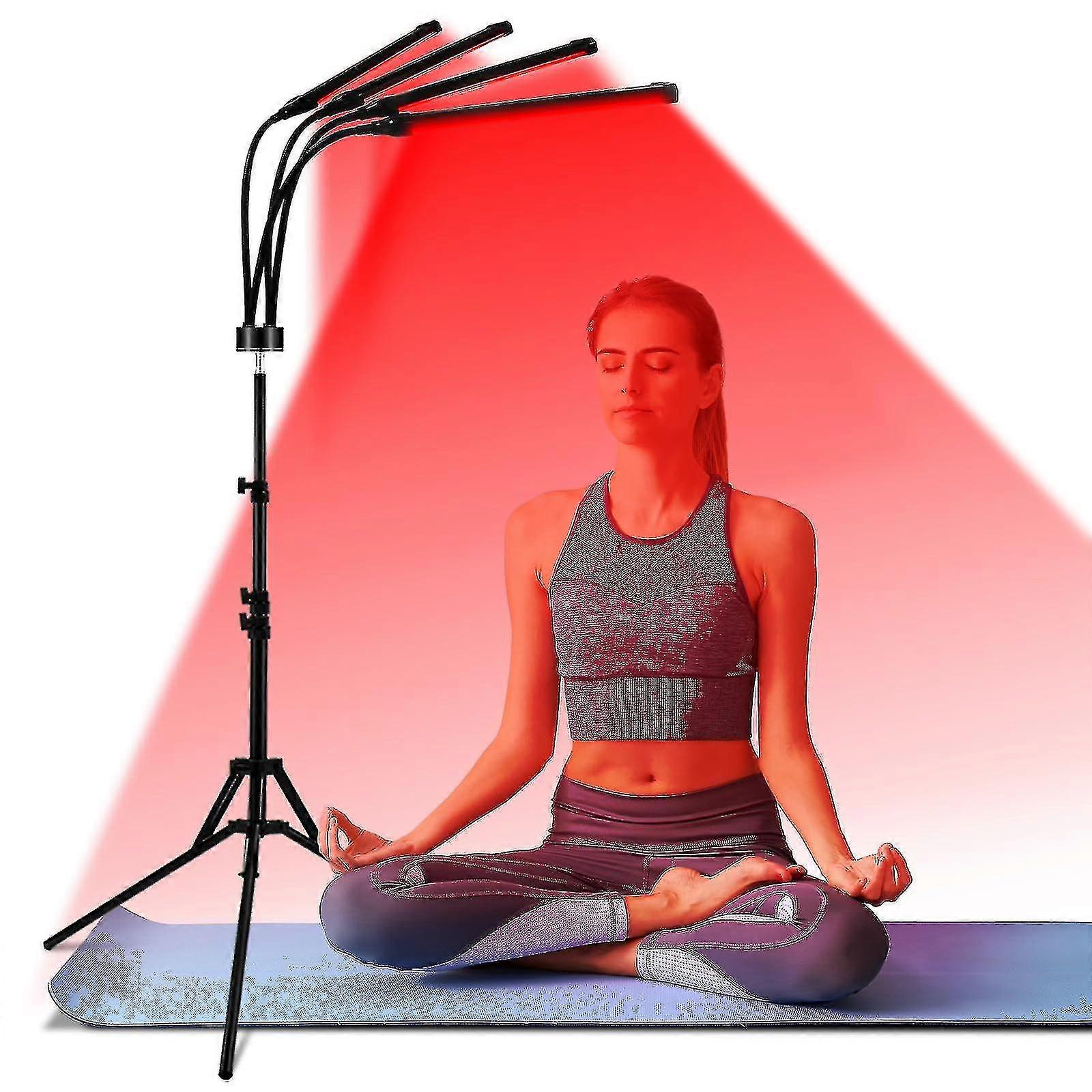 Red Light Lamp, Leds Infrared Light Lamp With Stand, 660nm 850nm Red Lamp For Home Use