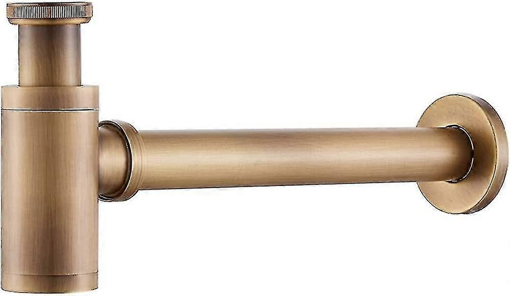brass bottle siphon round siphon sink p-trap 1 1/4 adjustable waste odor trap