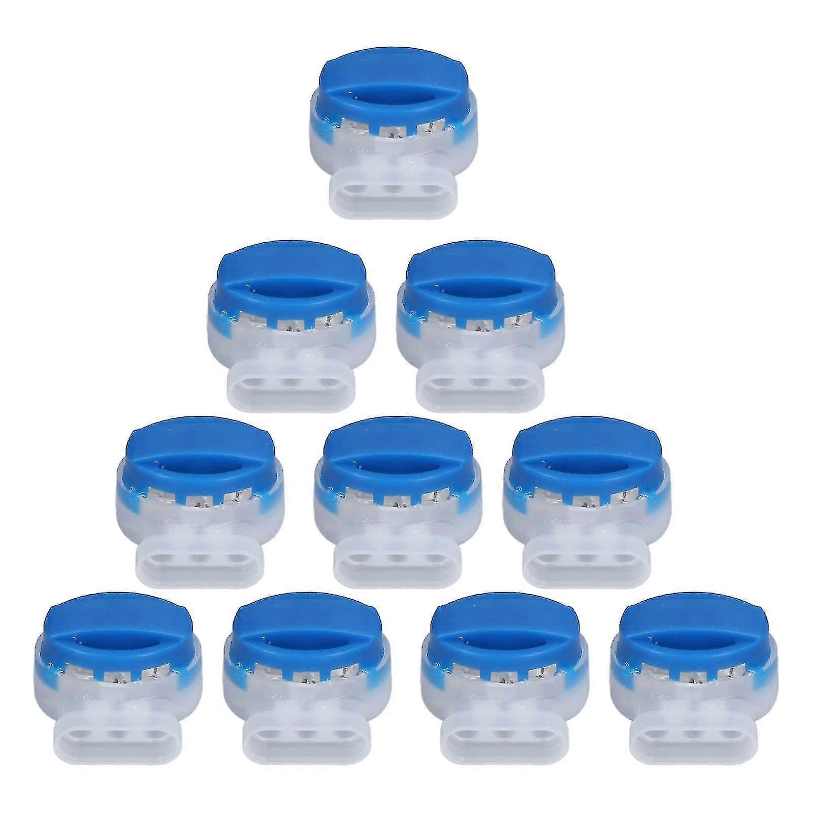 3 Holes 314 Connector Material Anti Rust Wire Connector Terminal Moisture Resistant And Flame Retardant 10pcs - HHWW