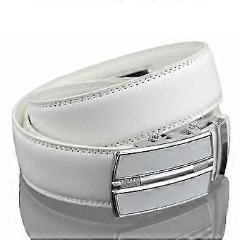 Daequan High Quality Leather Mens White Designer Belt Man Luxury