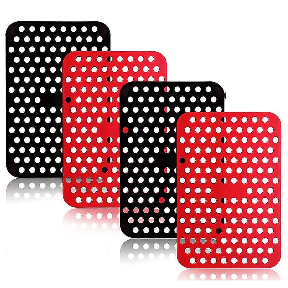 Reusable Silicone Fryer Liners for Ninja Foodi Dual Fryer DZ201, Non-Stick Fryer Accessories Parchm
