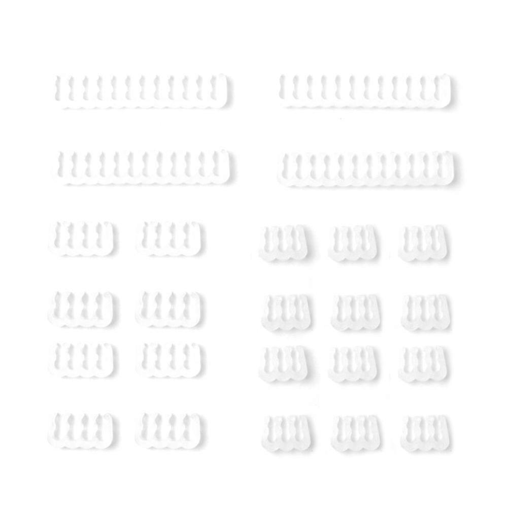 24 adet Kablo Tarak / Kelepçe / Klip / Organizatör / 30-36mm PC Güç Kabloları için Şifonyer Kablolama 6/8/24 Pin Bilgisayar Tel Yönetim Klibi