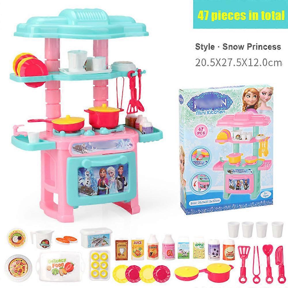 Belony Cartoon Mini Kitchen Set Toy Kid Play Cooking Toys