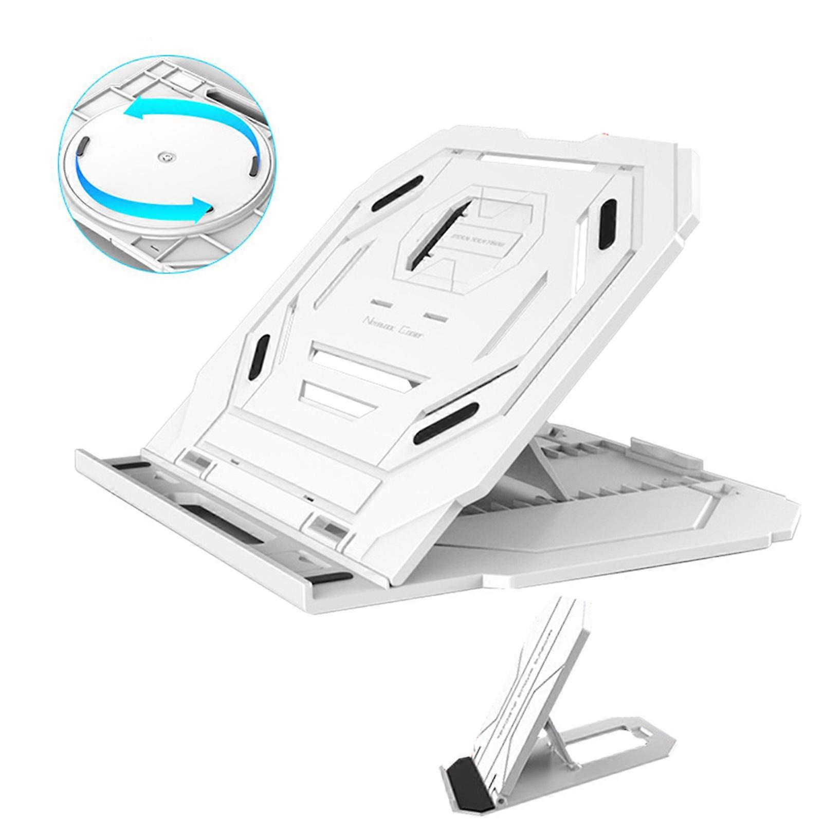 電話ホルダー360回転冷却ユニバーサルホームオフィスデスク折りたたみ式ラップトップスタンドポータブル調節可能な高さノートブックライザー