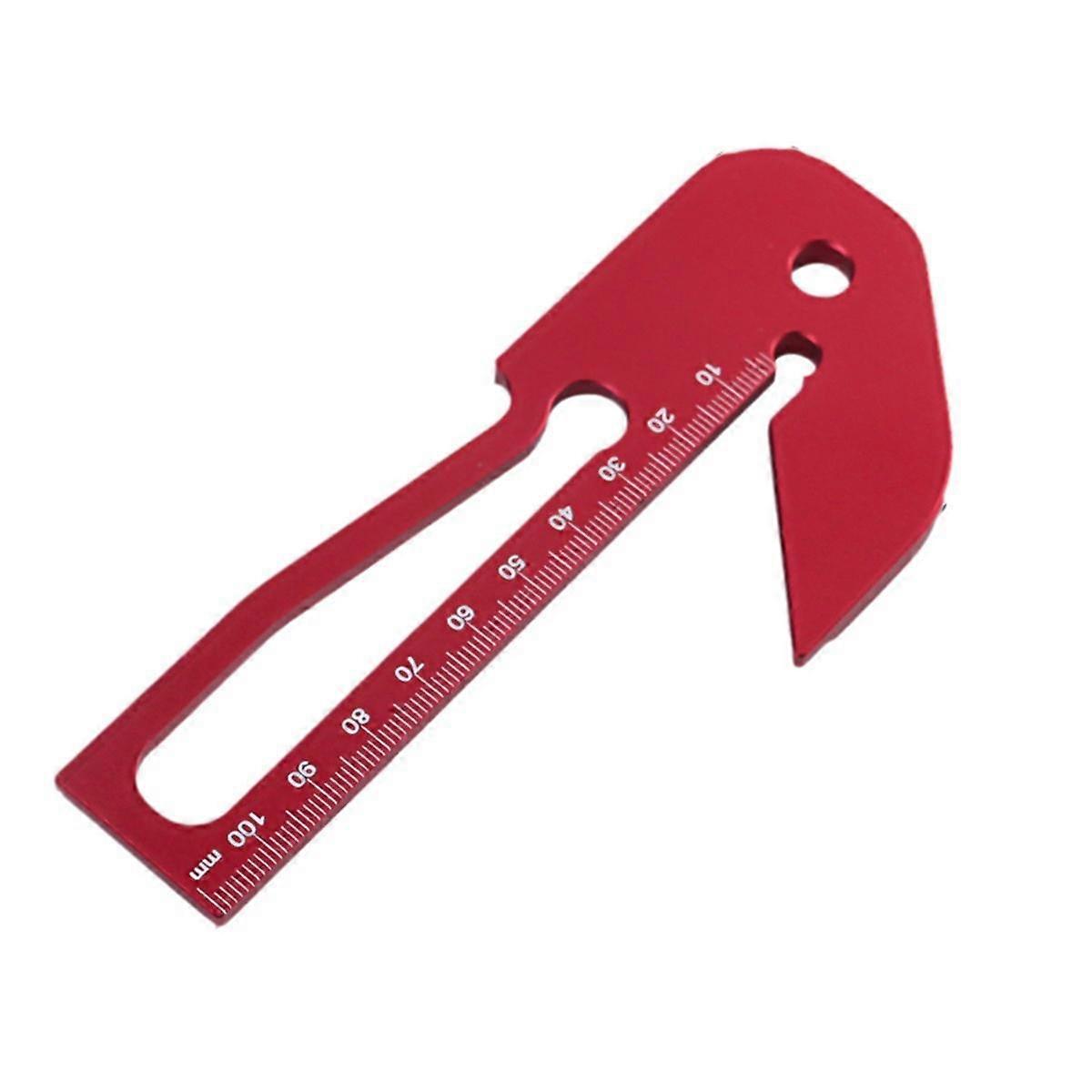 Center Finder Woodworking Square-Aluminum Alloy Center Scribe-45 Degree Right Angle Line Gauge-Prec