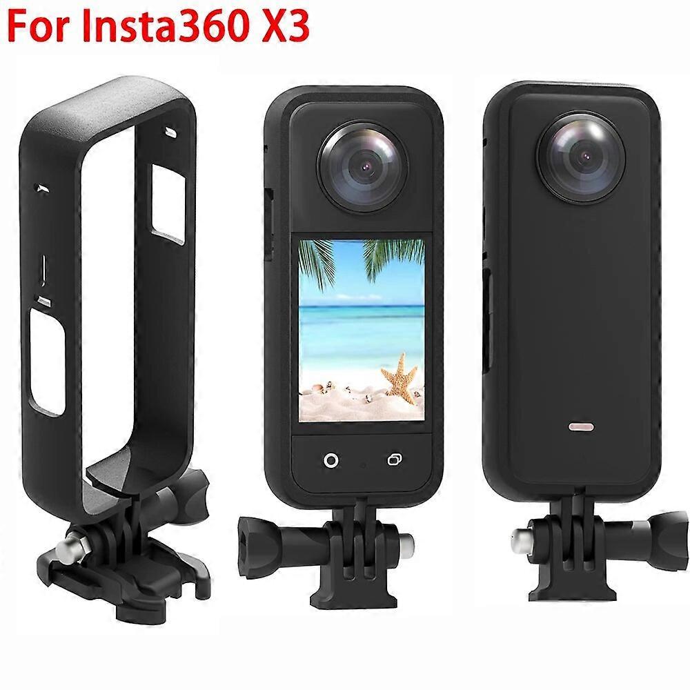For Insta360 X3 Camera Rig Frame Case Hard Plastic Shell Protective Cage Case Action Camera Mount For Insta 360 X3 Accessories