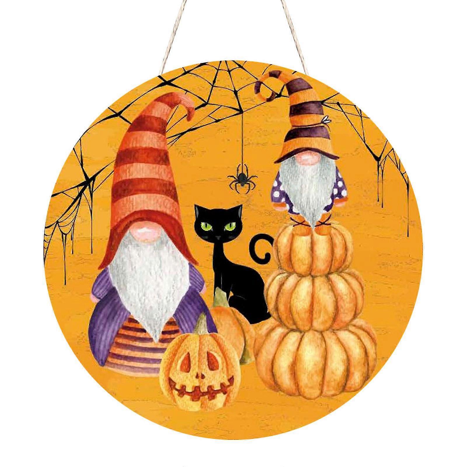 ハロウィーン装飾ウェルカムサイン装飾ヴィンテージウォールハンギングホームガーデン