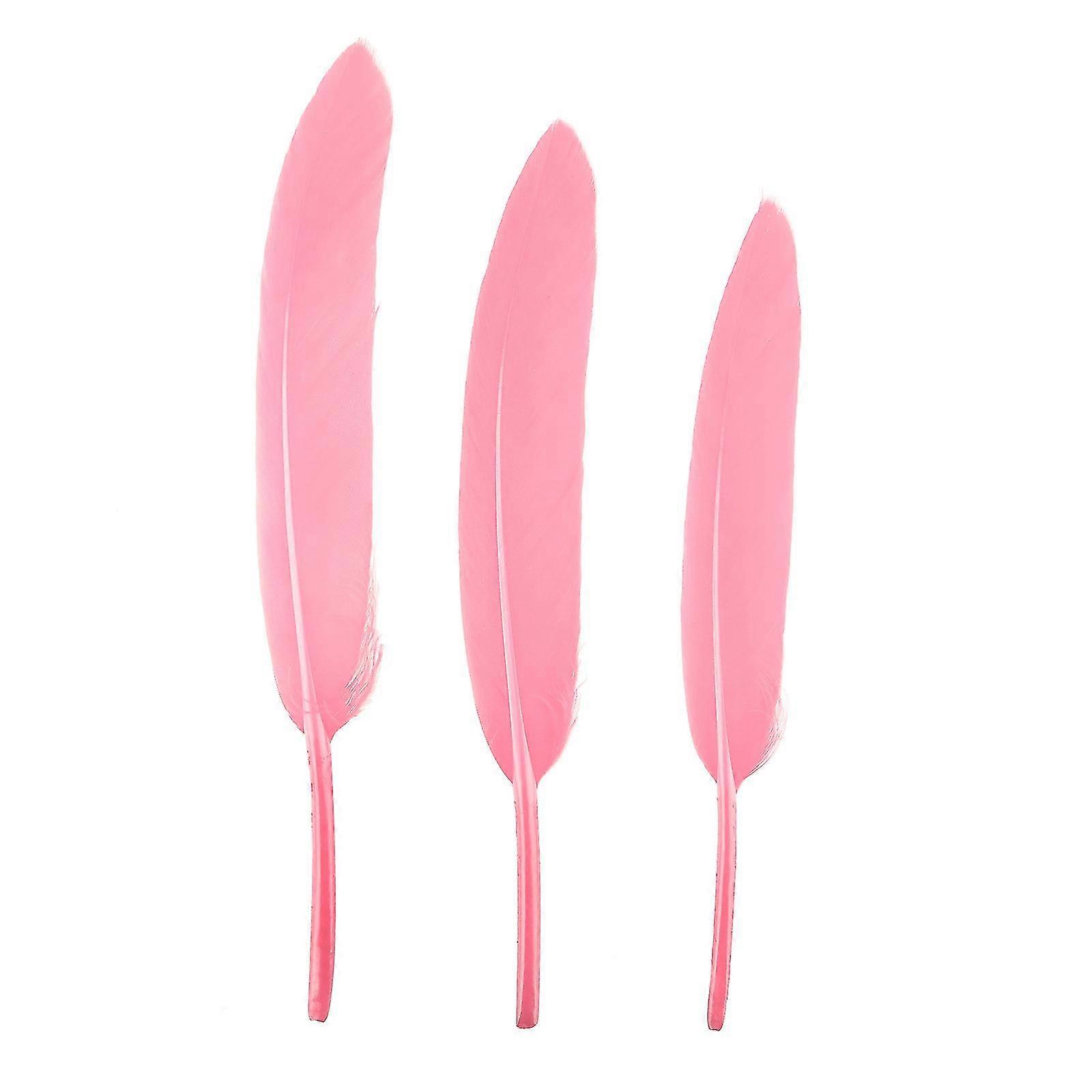 50pc Feather Small Straight Knife Colored Feather Kindergarten Diy Craft