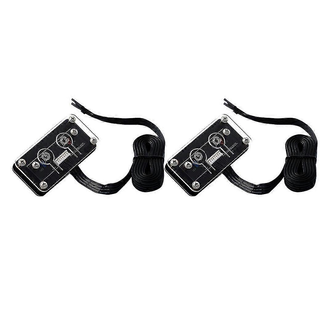 2x Desktop Computer Switch External Power Switch Power Button+restart Button Pc Case Power Supply B