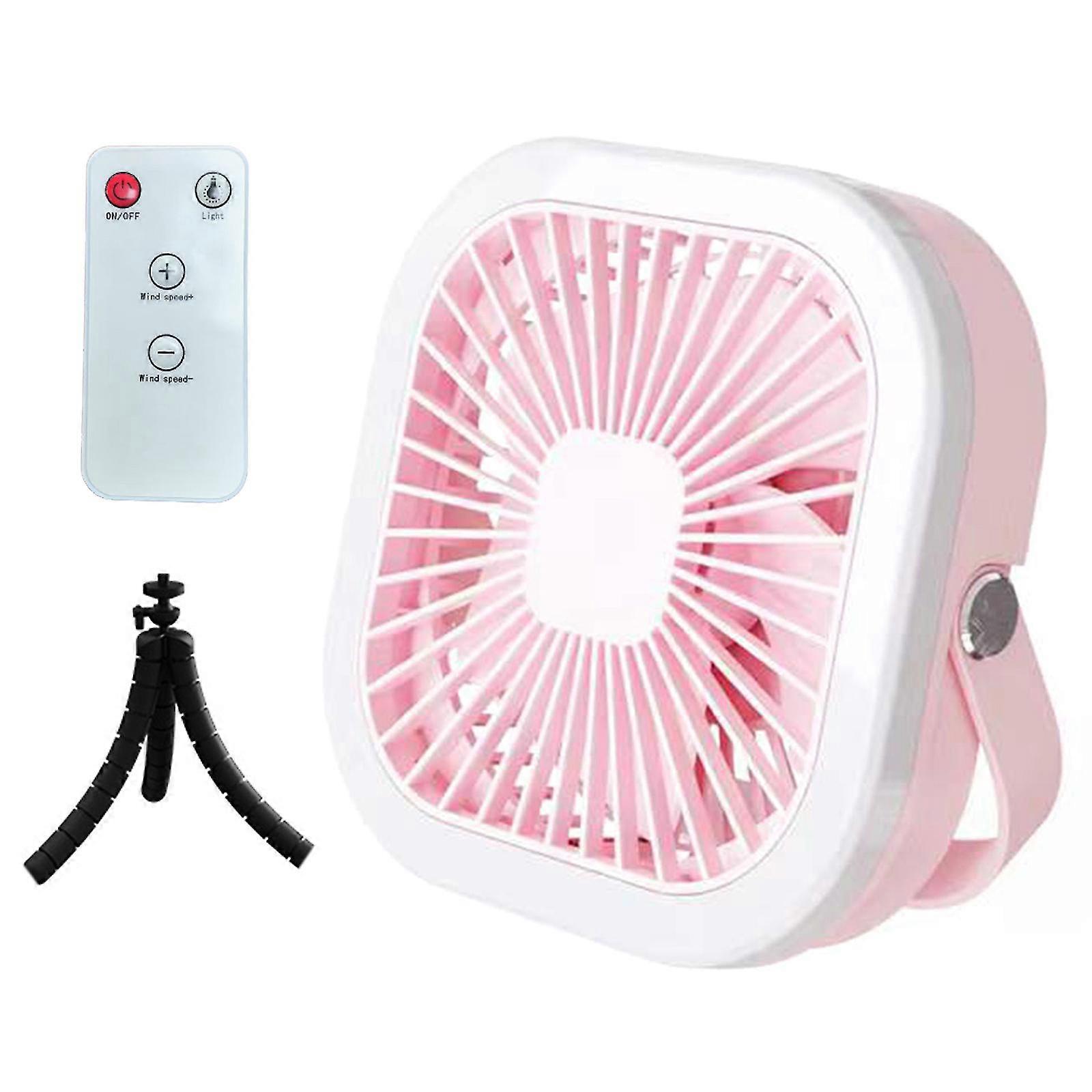 4000mah Remote Control Ceiling Fan With Tripod Camping Fan For Dormitory