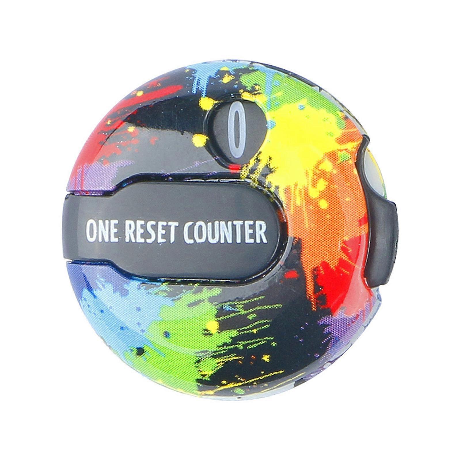 Golf Stroke Counter Portable Mini Quick Reset Golf Shot Stroke Putt Counter with Clip Golf Score Indicator for Golf Lover KAESI