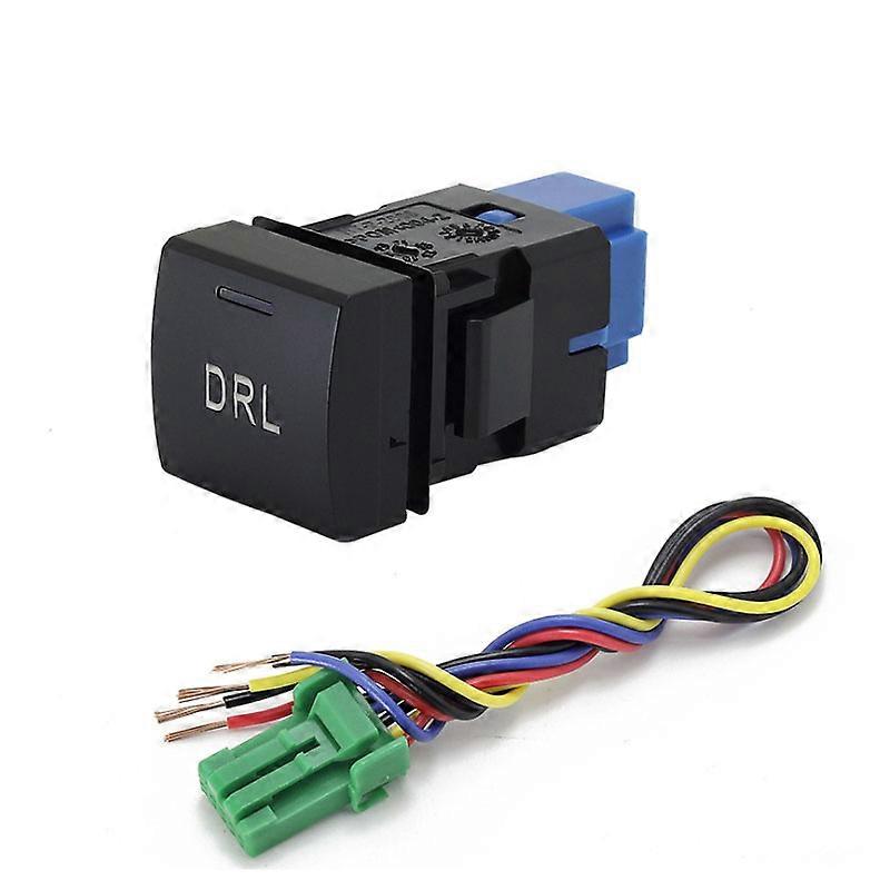 1PC BSM DRL LED Battery power supply Steering Sheel fan Heating Rearview Switch Button For Toyota Ralink 19-21