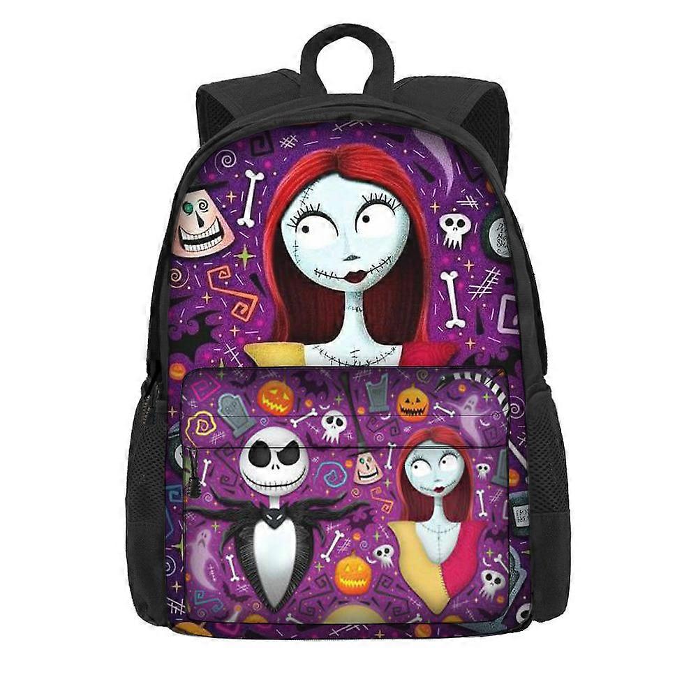 The Nightmare Before Christmas Printed Backpack Student Polyester Cartoon Children's Backpack